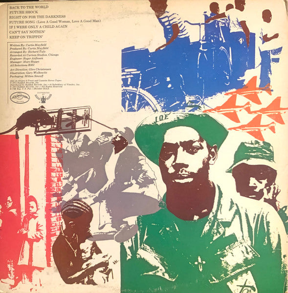 Curtis Mayfield : Back To The World (LP, Album, Promo, Gat)