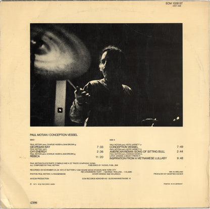 Paul Motian : Conception Vessel (LP, Album, RP)