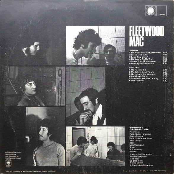 Peter Green's Fleetwood Mac* : Peter Green's Fleetwood Mac (LP, Album, Mono)