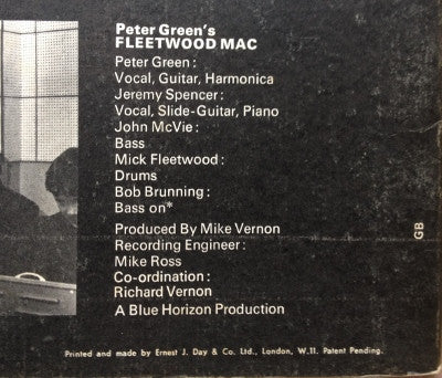 Peter Green's Fleetwood Mac* : Peter Green's Fleetwood Mac (LP, Album, Mono)