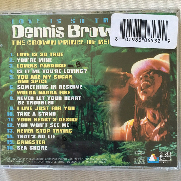 Dennis Brown : Love Is So True (CD, Exp)