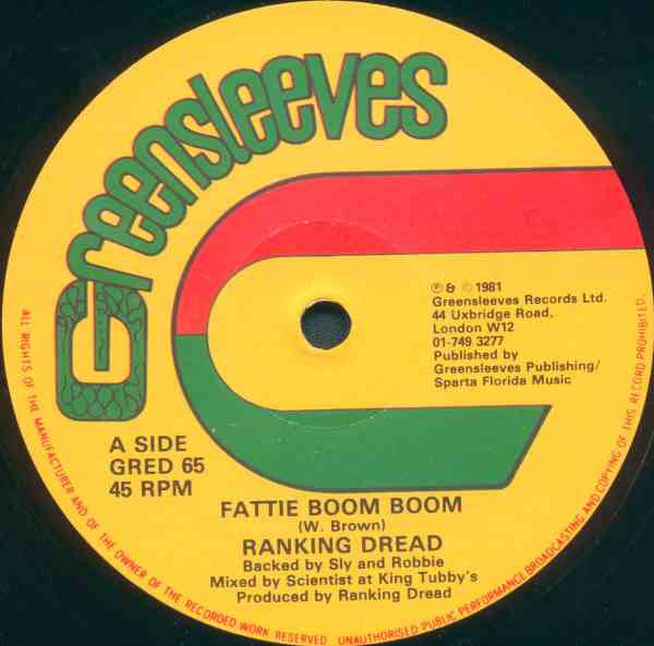 Ranking Dread : Fattie Boom Boom (12")