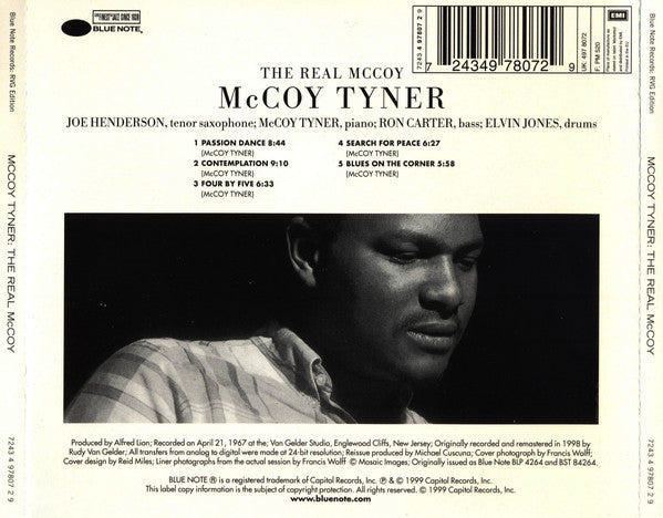 McCoy Tyner : The Real McCoy (CD, Album, RE, RM)