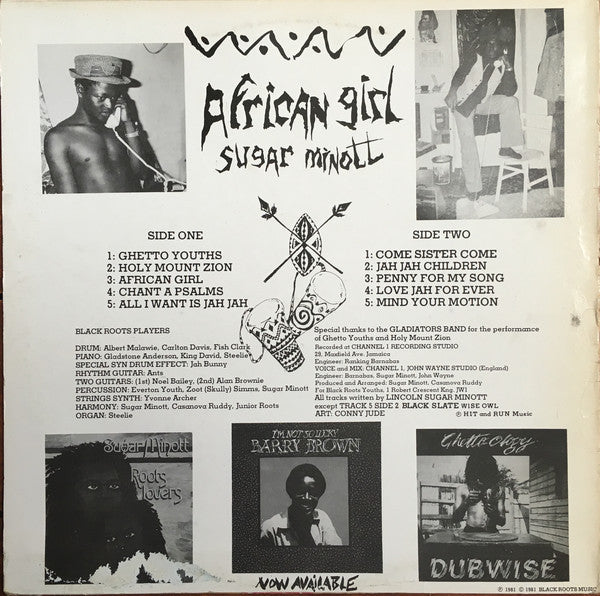 Sugar Minott : African Girl (LP, Album)