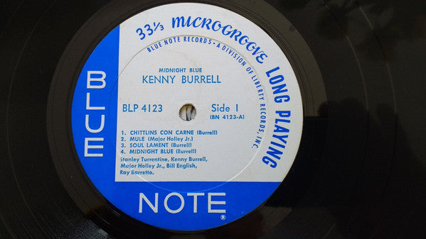 Kenny Burrell : Midnight Blue (LP, Album, Mono, RE)