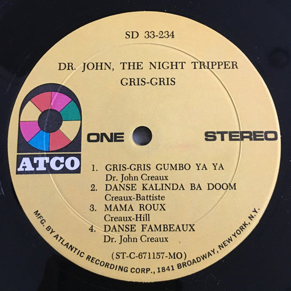 Dr. John, The Night Tripper : Gris-Gris (LP, Album, RP, MO )