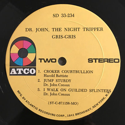 Dr. John, The Night Tripper : Gris-Gris (LP, Album, RP, MO )