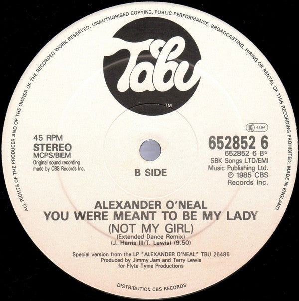 Alexander O'Neal : (What Can I Say) To Make You Love Me (12")