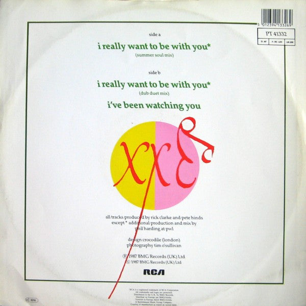 Rick Clarke & Emma (3) : I Really Want To Be With You (Summer Soul Mix) (12")