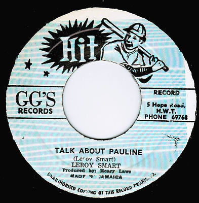 Leroy Smart : Talk About Pauline (7")