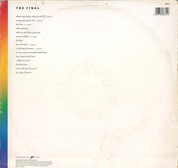 Wham! : The Final (2xLP, Comp)