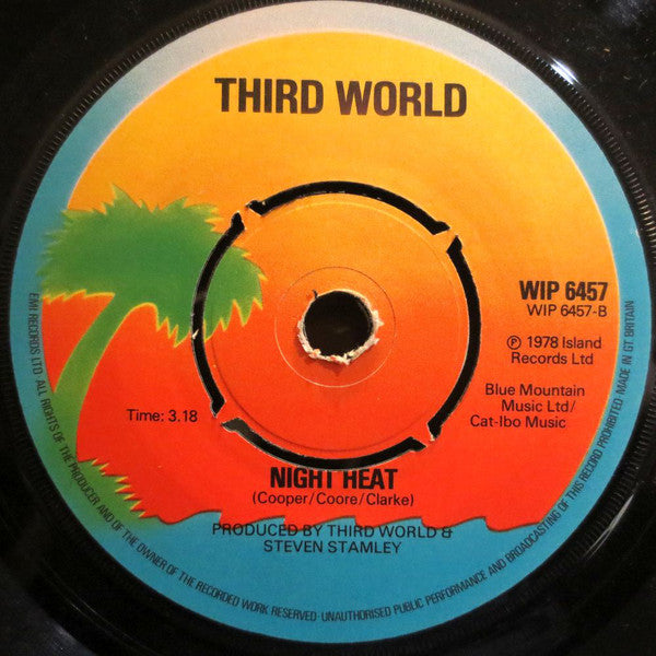 Third World : Now That We've Found Love (7", Single, 4 P)