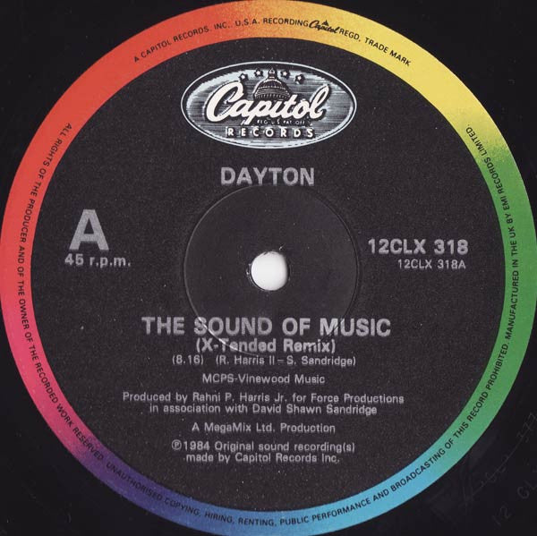 Dayton : The Sound Of Music (X-Tended Remix) (12")