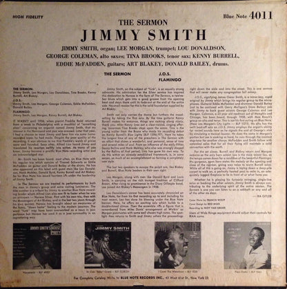 Jimmy Smith : The Sermon! (LP, Album, RP, NY )