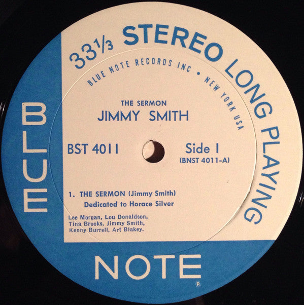 Jimmy Smith : The Sermon! (LP, Album, RP, NY )