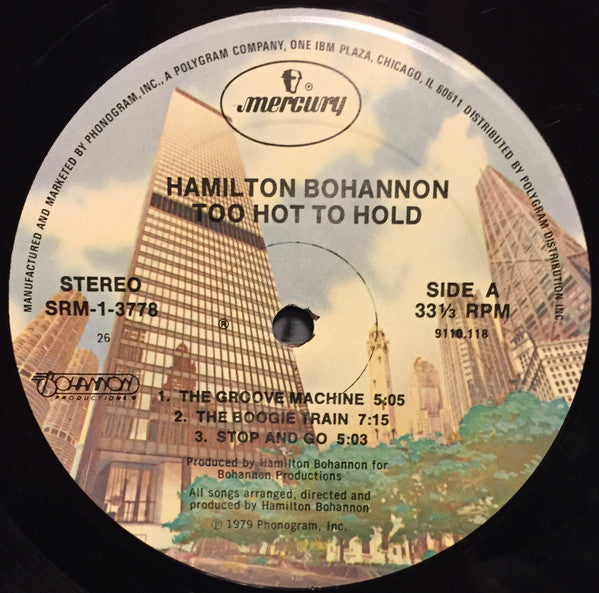 Hamilton Bohannon : Too Hot To Hold (LP, Album, Com)