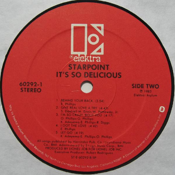 Starpoint : It's So Delicious (LP, Album)