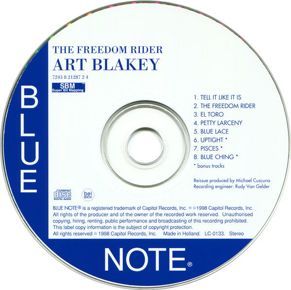 Art Blakey & The Jazz Messengers : The Freedom Rider (CD, Album, RE)