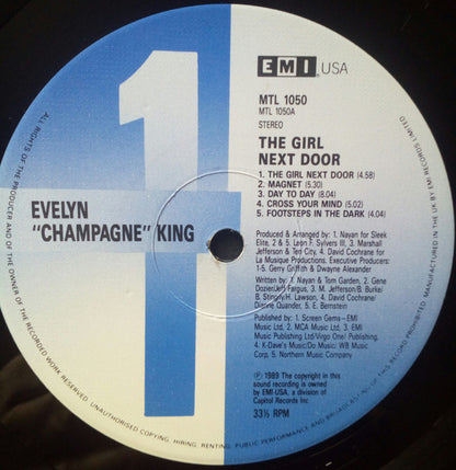 Evelyn "Champagne" King* : The Girl Next Door (LP, Album)