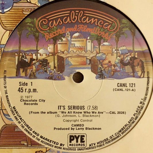 Cameo : It's Serious (12")