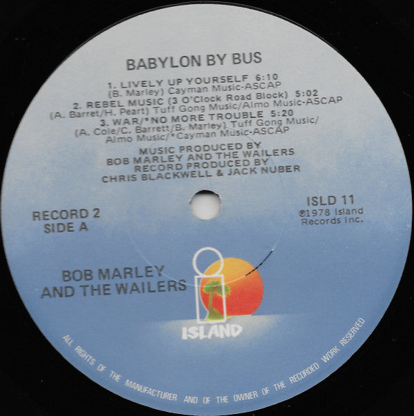 Bob Marley & The Wailers : Babylon By Bus (2xLP, Album, Los)