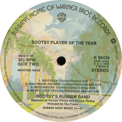 Bootsy's Rubber Band : Bootsy? Player Of The Year (LP, Album)