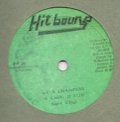 Barrington Levy, Super Chick : Mr. Money Man / Me A Champion  (10")