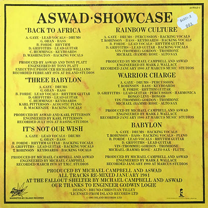 Aswad : Showcase (LP, Comp, RP)