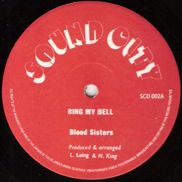 Blood Sisters : Ring My Bell (12")