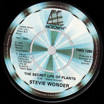 Stevie Wonder : Ribbon In The Sky / The Secret Life Of Plants (7", Single)