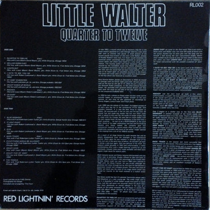 Little Walter : Quarter To Twelve (LP, Comp)