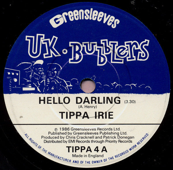 Tippa Irie : Hello Darling (7", Single)