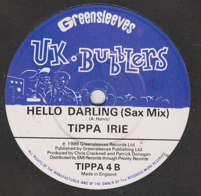 Tippa Irie : Hello Darling (7", Single)