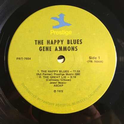 Gene Ammons : The Happy Blues (LP, Album, RE, RM)