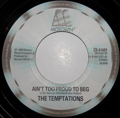 The Temptations : Papa Was A Rollin' Stone   (7", Single)