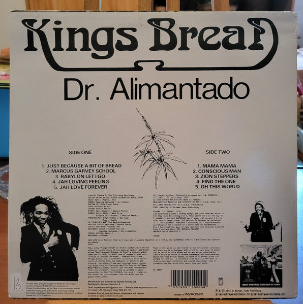 Dr. Alimantado : Kings Bread (LP, Album, RE)