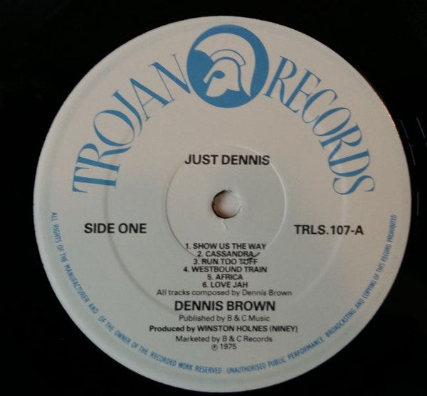 Dennis Brown : Just Dennis (LP, Album, RE)