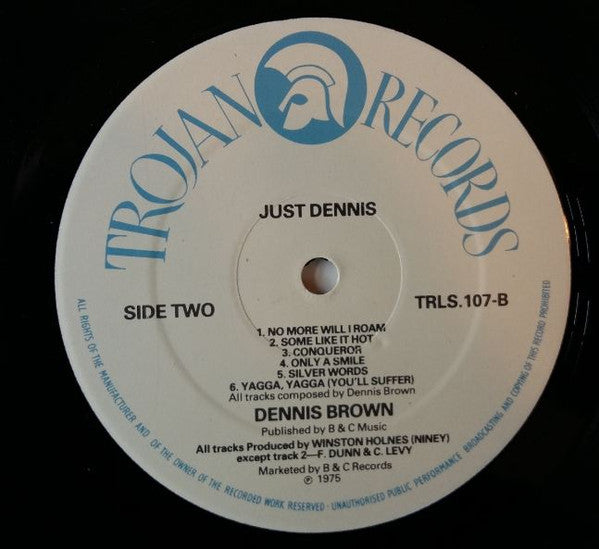 Dennis Brown : Just Dennis (LP, Album, RE)