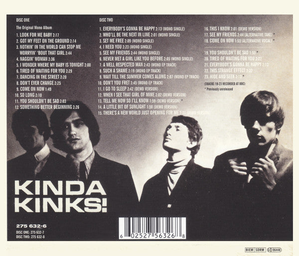 The Kinks : Kinda Kinks (CD, Album, RE + CD, Comp + Dlx, RM)