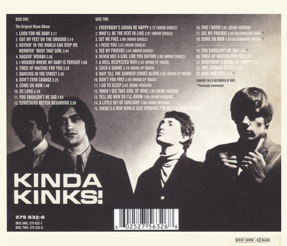 The Kinks : Kinda Kinks (CD, Album, RE + CD, Comp + Dlx, RM)