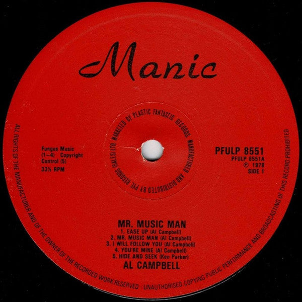 Al Campbell : Mr Music Man (LP, Album)