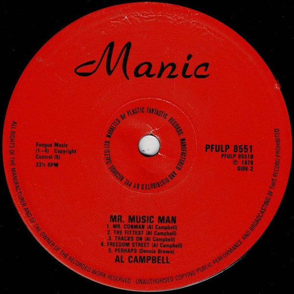 Al Campbell : Mr Music Man (LP, Album)