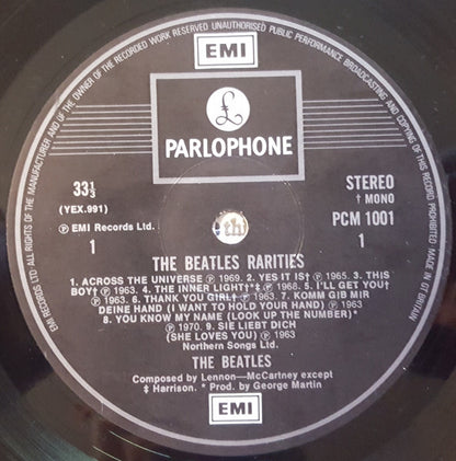 The Beatles : Rarities (LP, Comp, Mono)