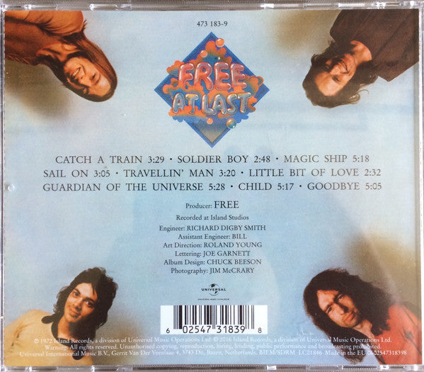 Free : Free At Last (CD, Album, RE, RM)