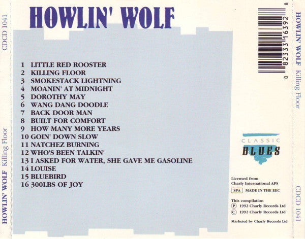 Howlin' Wolf : Killing Floor (CD, Album, Comp)