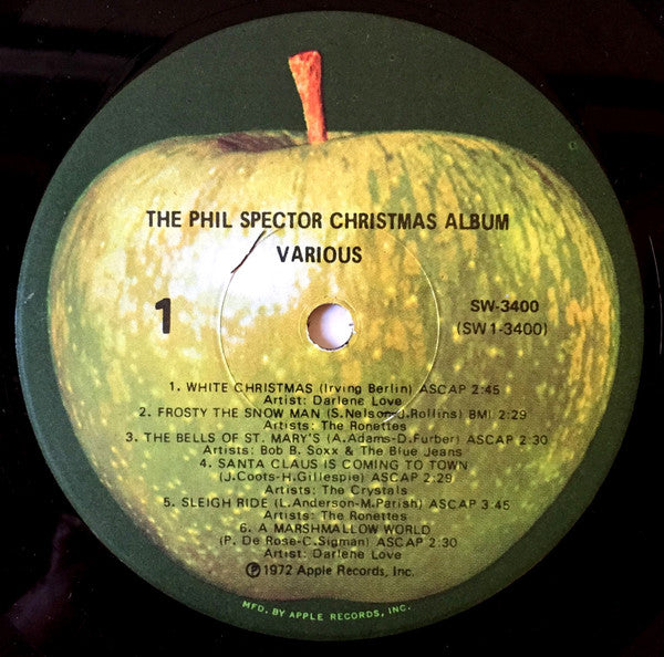 Various : Phil Spector's Christmas Album (LP, Album, Mono, RE, Win)