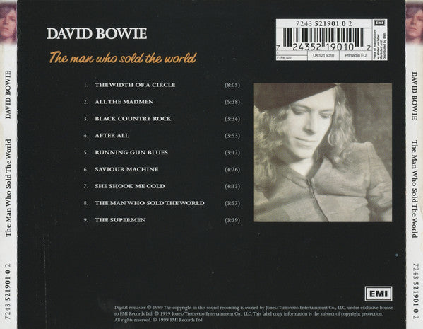 David Bowie : The Man Who Sold The World (CD, Album, Enh, RE, RM, EMI)