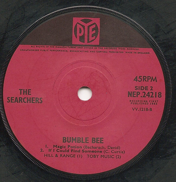 The Searchers : Bumble Bee (7", EP, Sol)