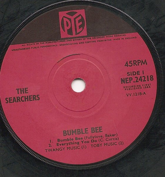 The Searchers : Bumble Bee (7", EP, Sol)