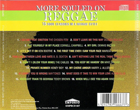 Various : More Souled On Reggae - 16 Soul Classics In A Reggae Style (CD, Comp)